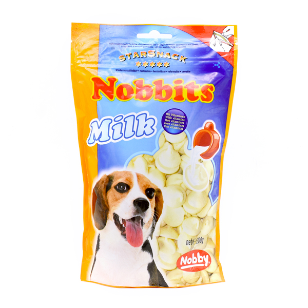 غذای تشویقی سگ نوبیتس با طعم شیر برند نوبی
