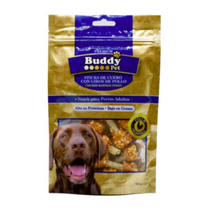 غذای تشویقی سگ با طعم مرغ و برنج Buddy کد TR-023 صد گرمی