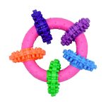 اسباب بازی خریددندانی حلقه‌ای کد 336 با رنگ های متنوع و شاد از پت شاپ آنلاین