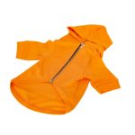 لباس سگ مدل سویشرت کلاه دار کد DA153 نارنجی رنگ