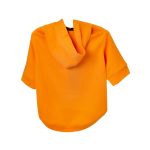 لباس سگ نارنجی طرح سویشرت کلاه دار و شلوار کد 113