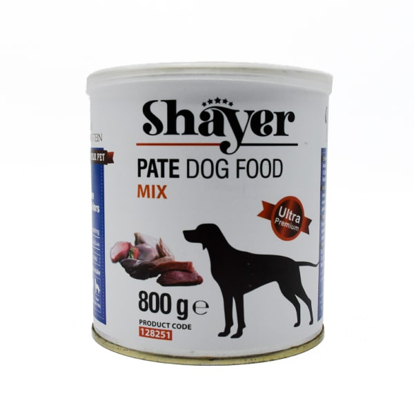 کنسرو سگ شایر میکس انواع گوشت 800 گرمی کد 128251